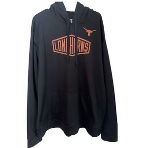 Texas‎ Longhorns 2XL Black Hoodie NCAA Mens College Football Pullover Black